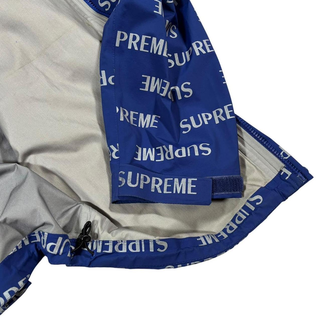 Supreme 3M reflective repeat taped seam jacket (L)
