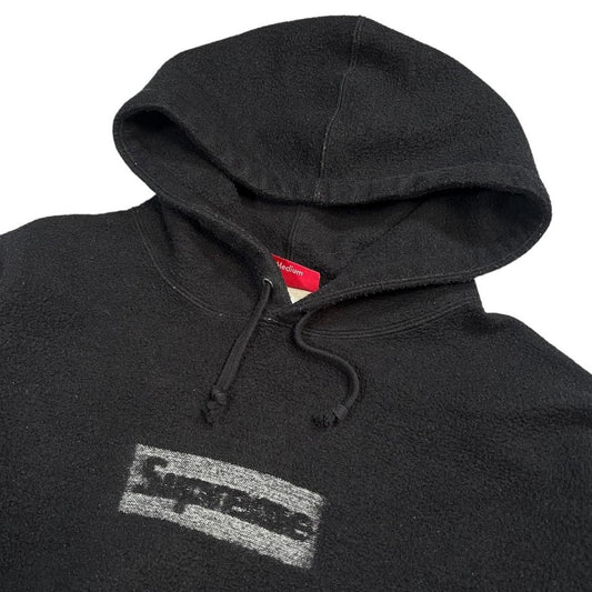 Supreme black inside out box logo hoodie (M)