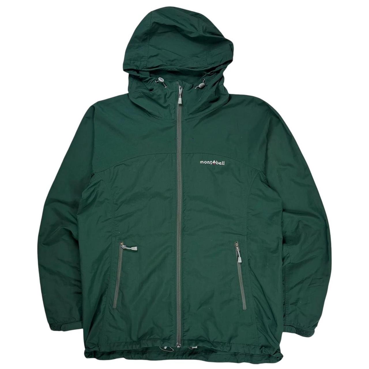 Montbell khaki windbreaker jacket (L)