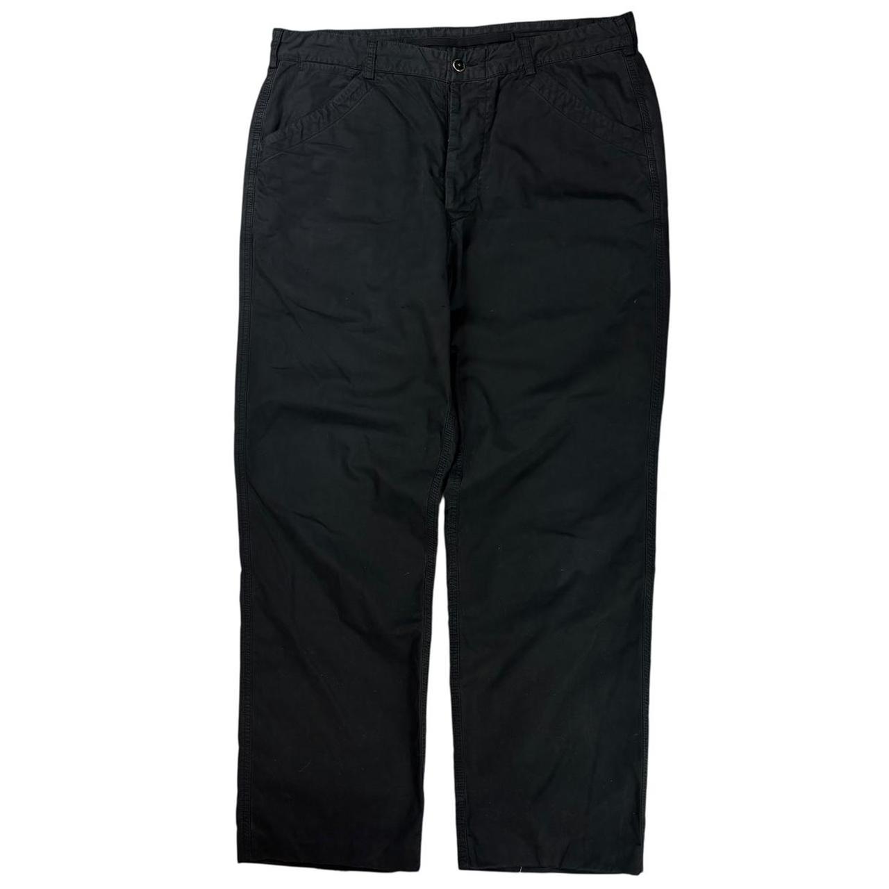Stone island AW 2001 black cargo pocket trousers (M)