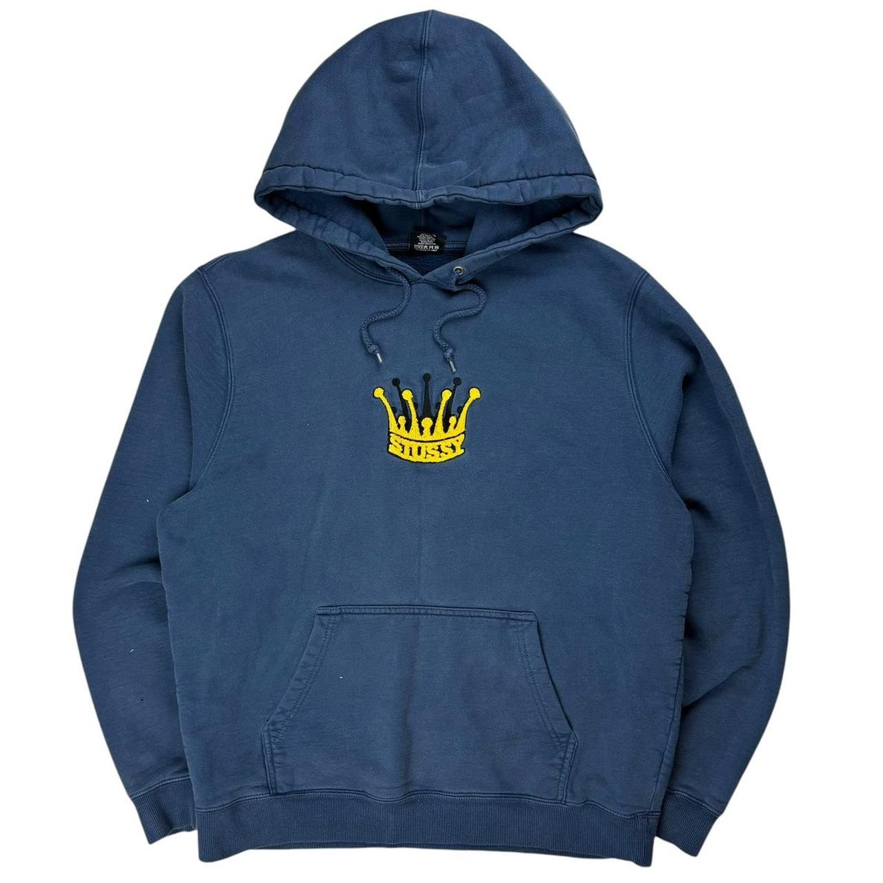 Stussy crown thick pullover hoodie (M)