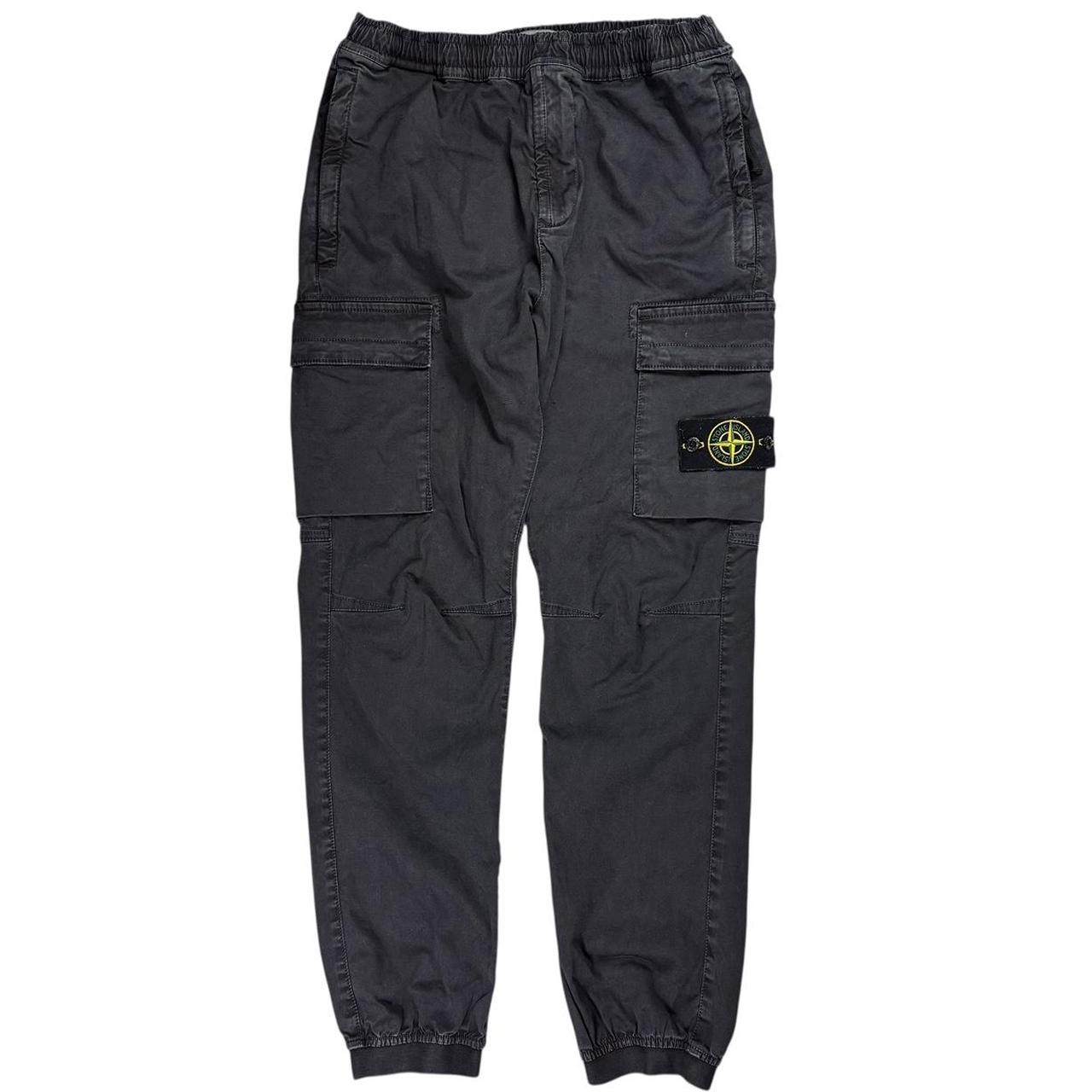 Stone island grey cargo trousers (W29)