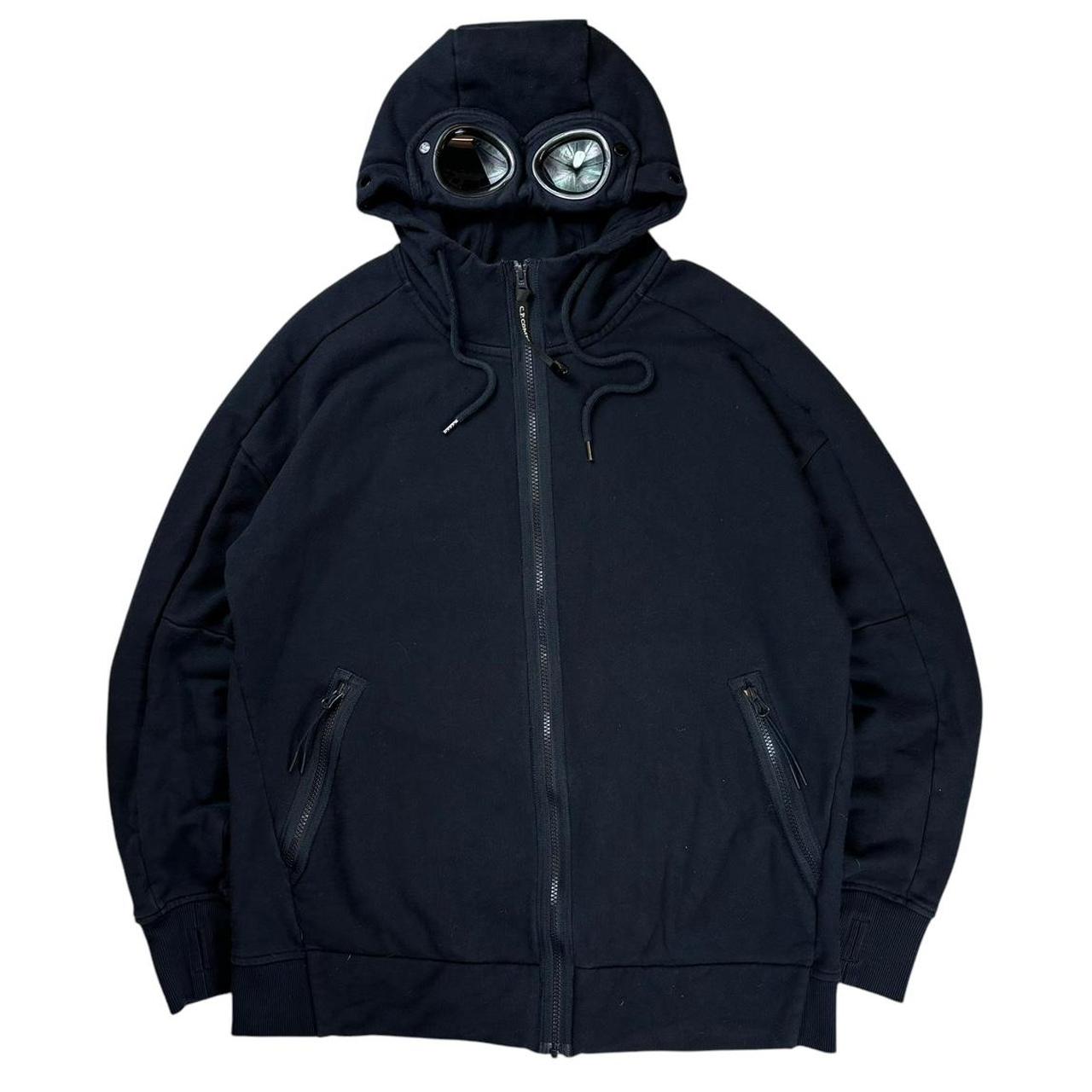 CP company navy zip up goggle hoodie (XL)