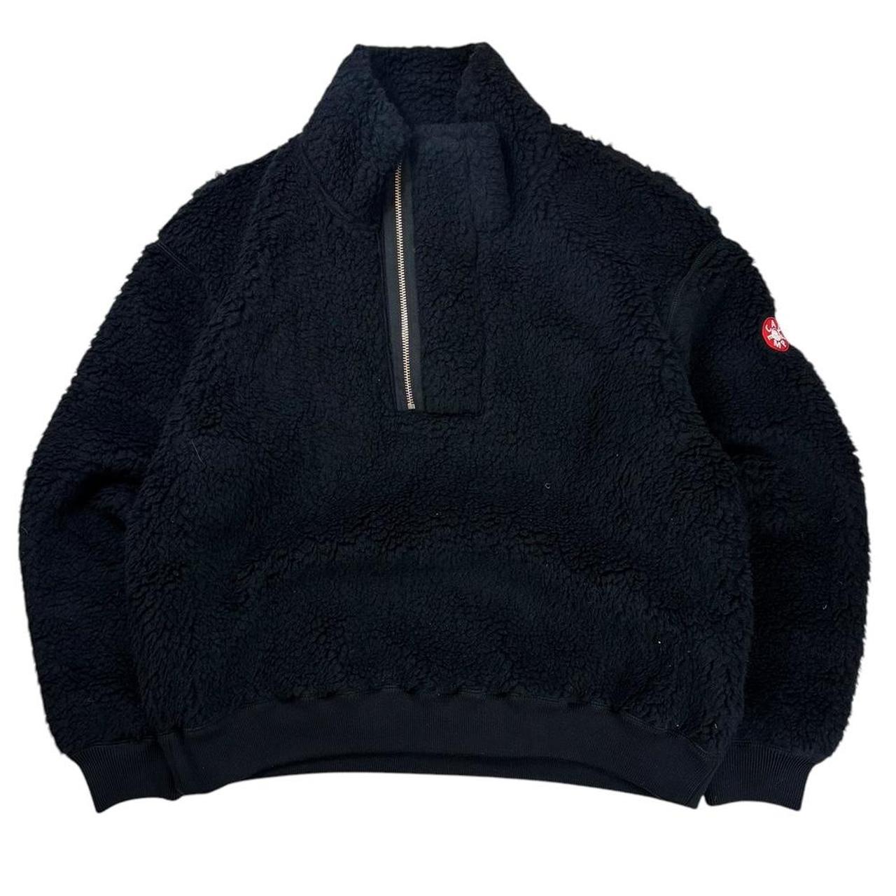 Cav empt half zip fleece pullover sweatshirt (L)