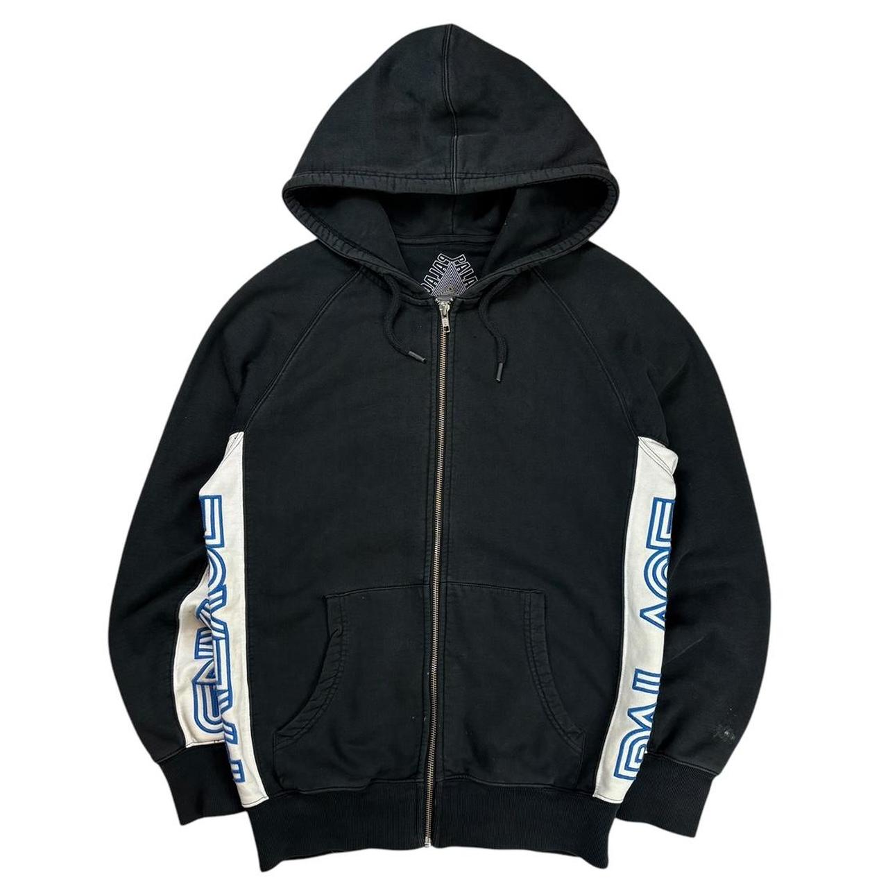 Palace utopians black zip up hoodie (S)