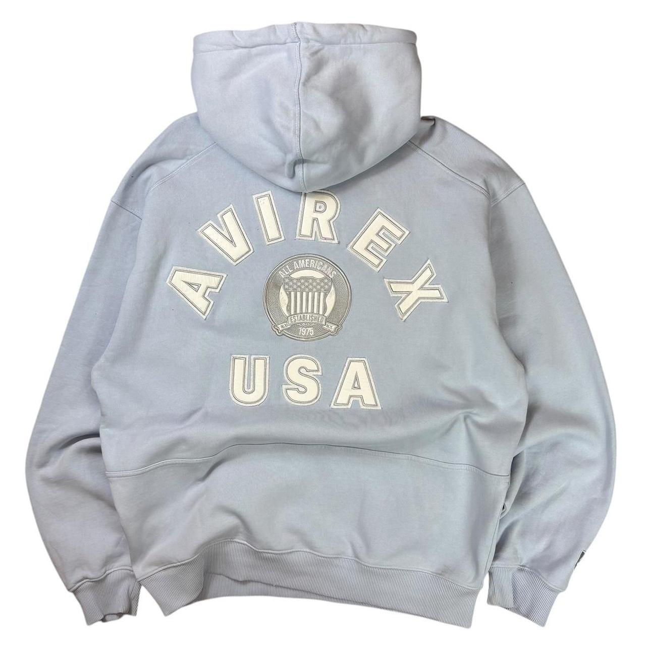 Avirex USA thick pullover hoodie (L)
