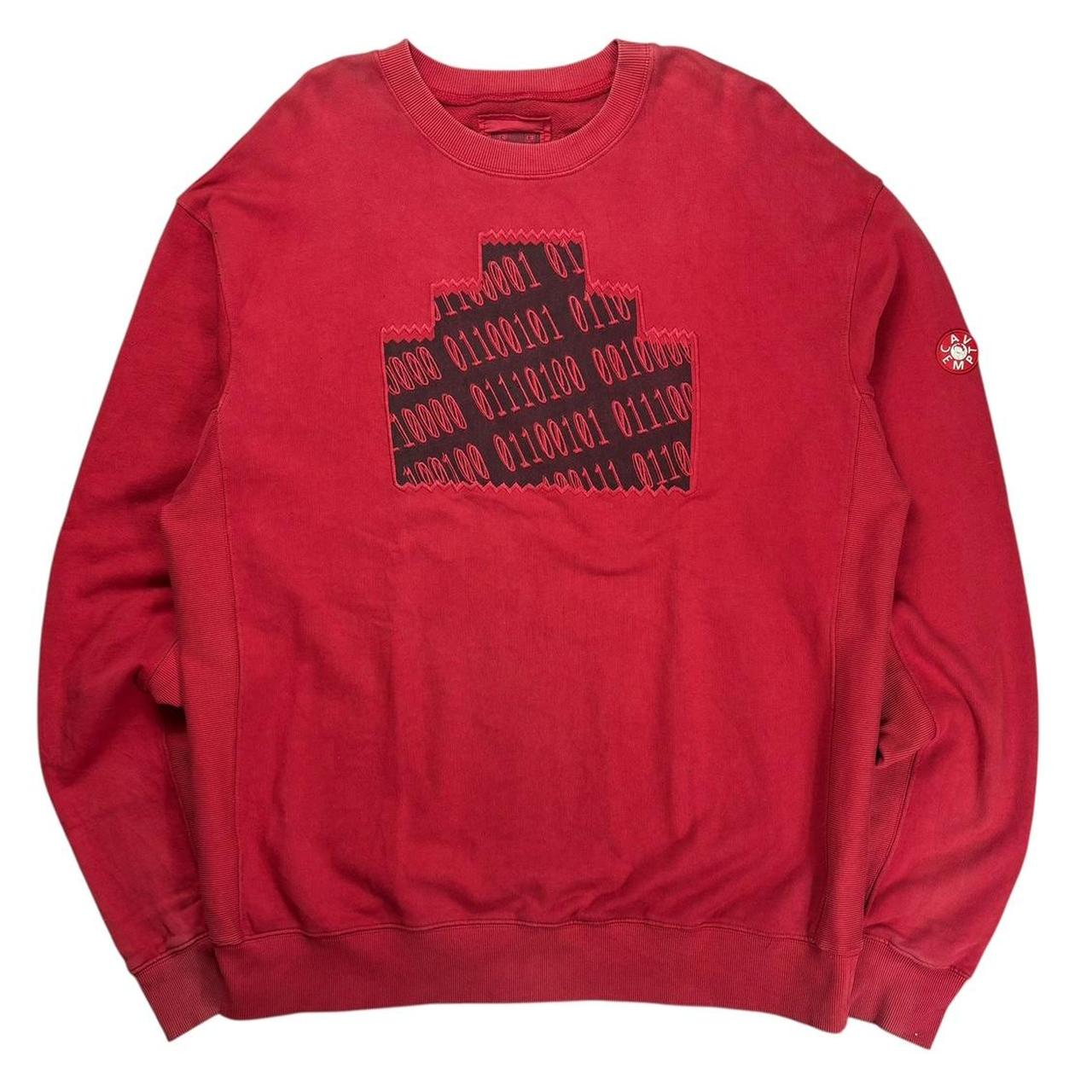 Cav empt embroidered pullover sweatshirt (XL)