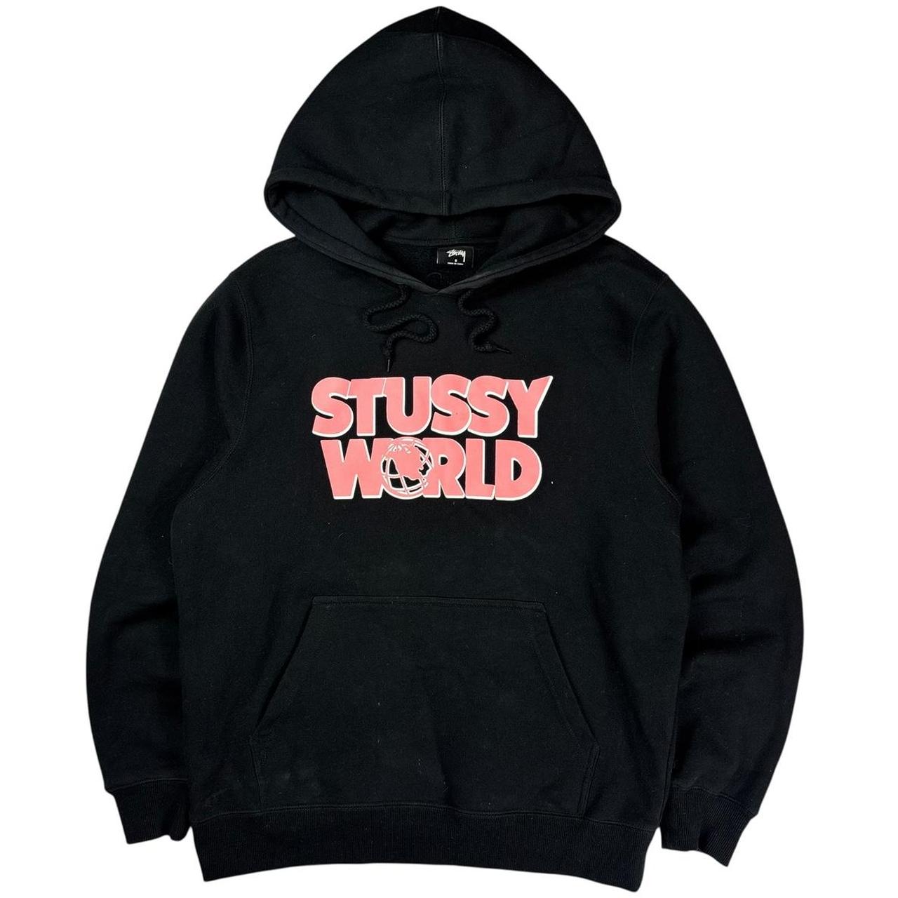 Stussy world pullover hoodie (S)