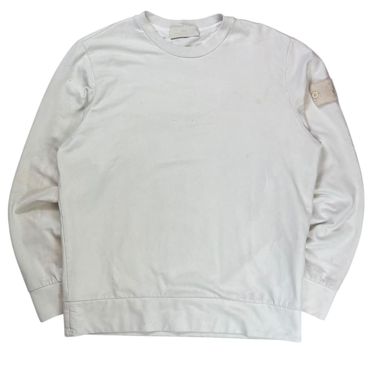 Stone island ghost badge pullover sweatshirt (S)