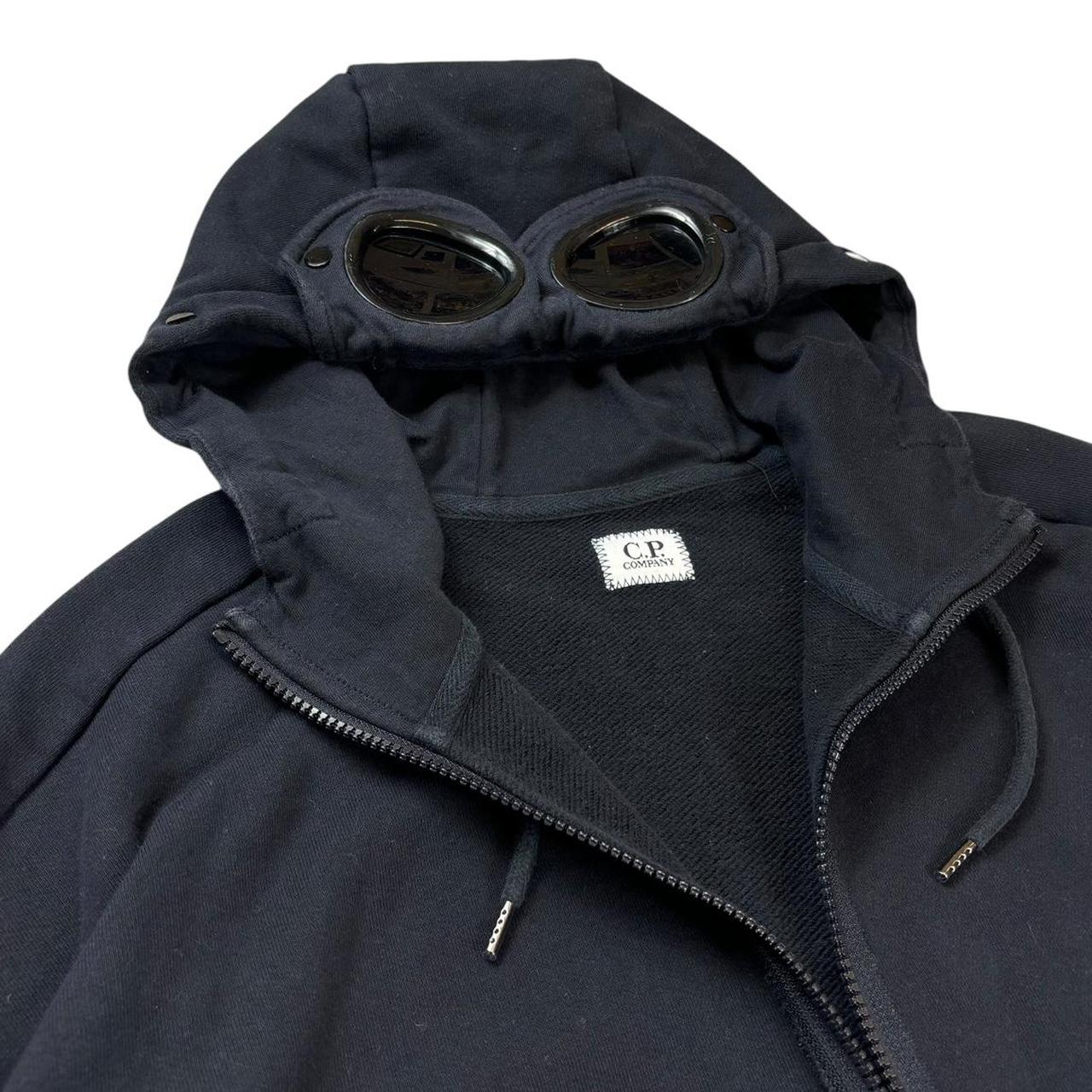 CP company navy zip up goggle hoodie (XL)
