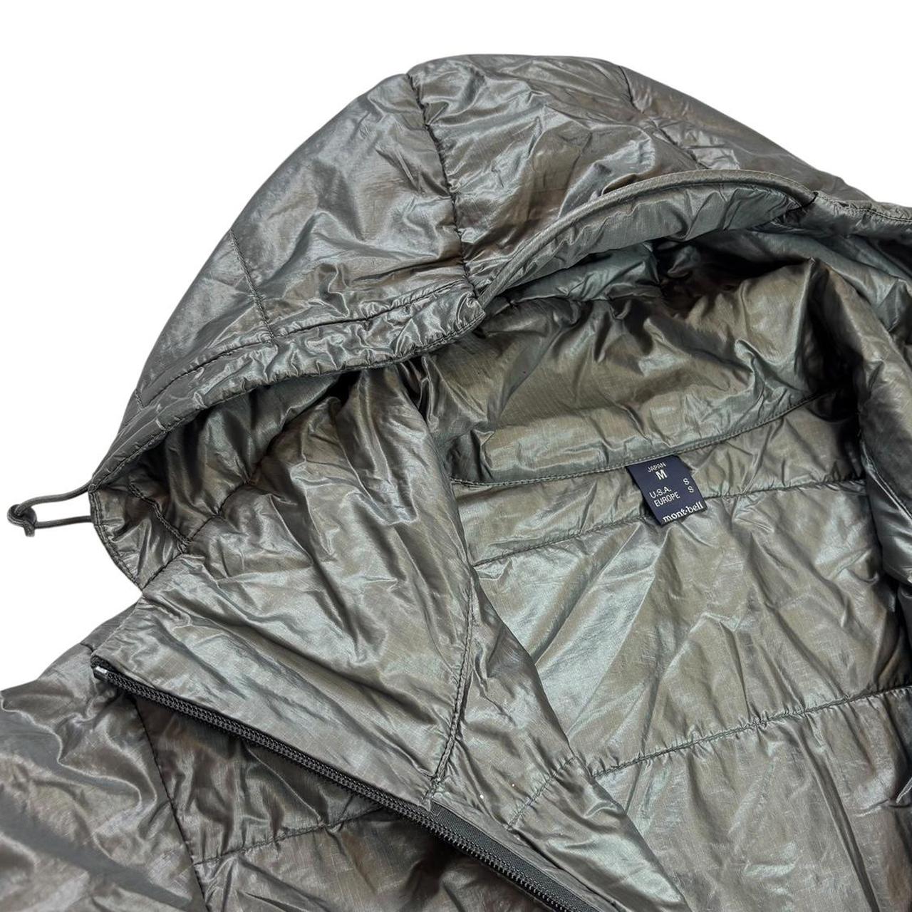 Montbell grey lightweight down puffer jacket (M)