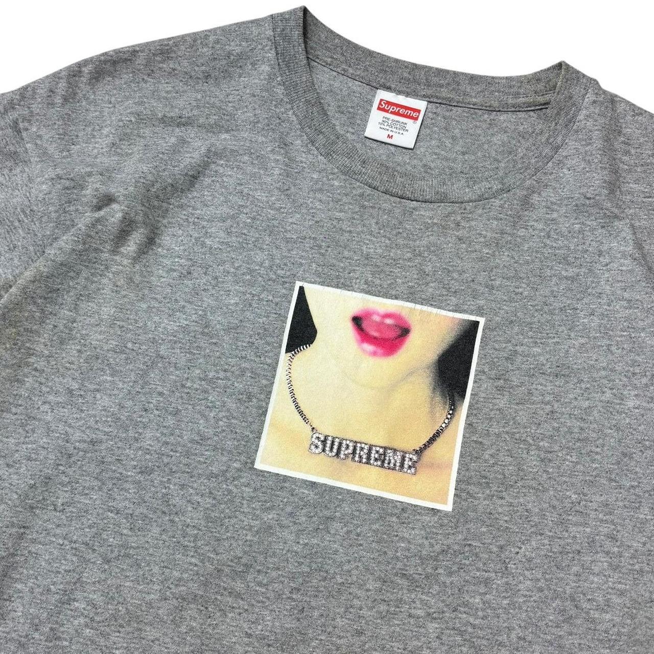 Supreme grey Necklace T shirt (M)