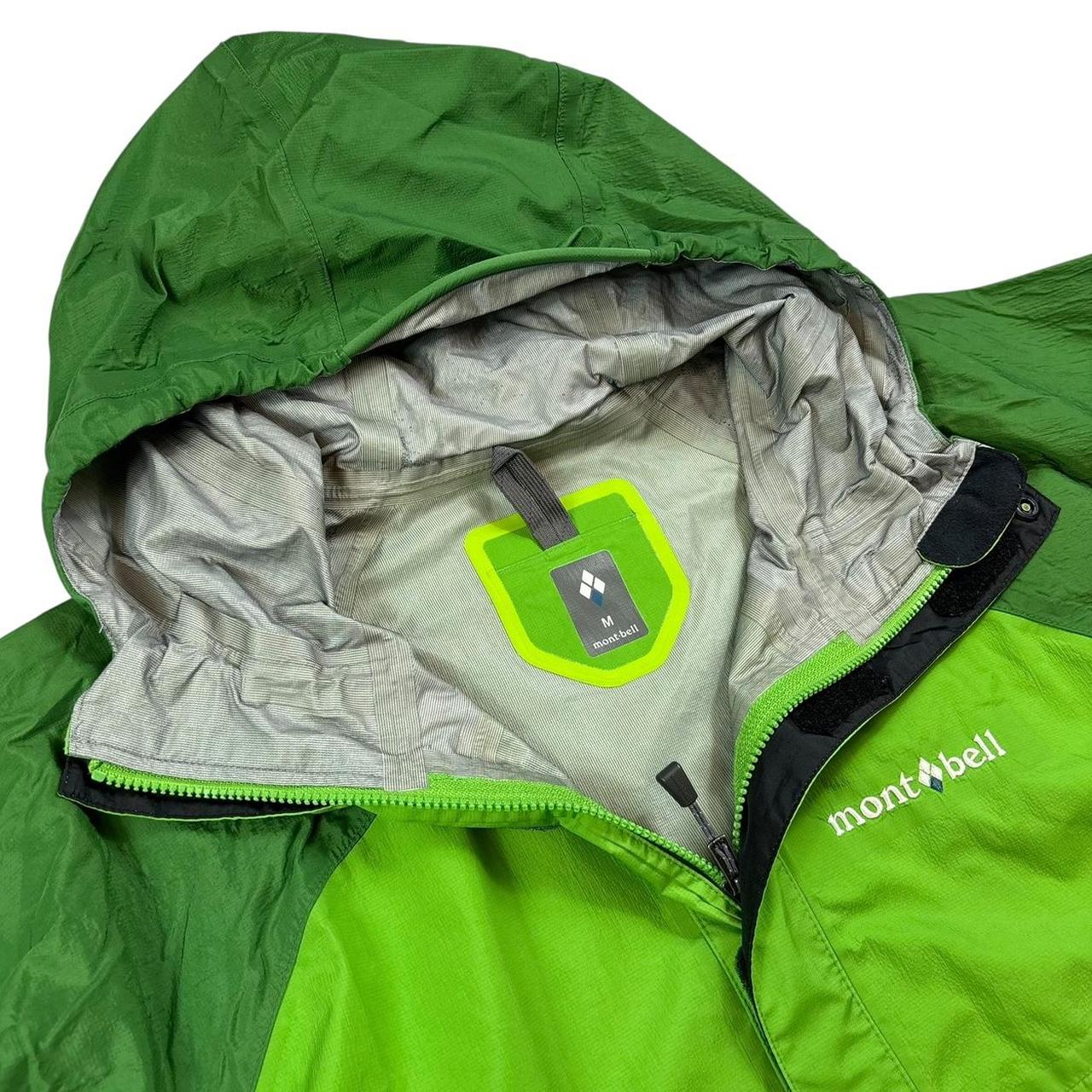 Montbell two tone green windbreaker jacket (M)