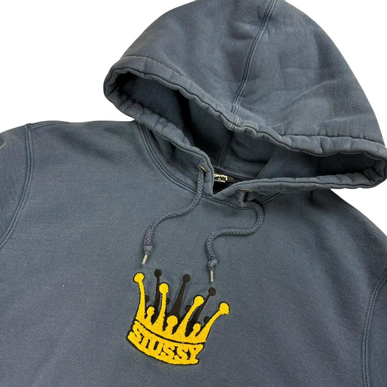 Stussy crown thick pullover hoodie (M)