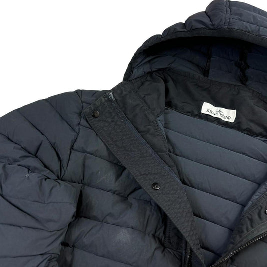 Stone island loom woven down chambers stretch nylon TC down puffer jacket (L)