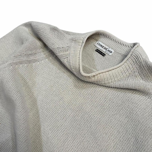 Stone island SS 2002 knitted pullover sweatshirt (M)