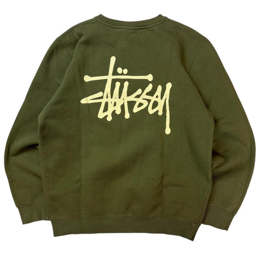 Stussy spellout pullover sweatshirt (S)