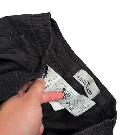 Stone island black cargo trousers (W30)