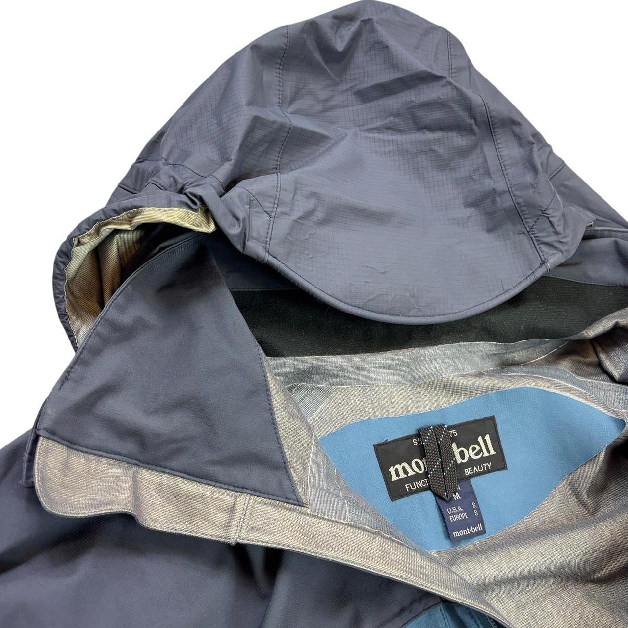 Montbell two tone blue Gore-Tex windbreaker jacket (M)