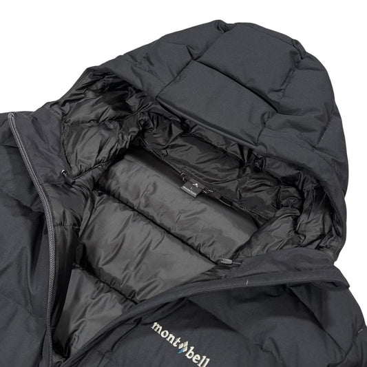 Montbell black down puffer jacket (L)