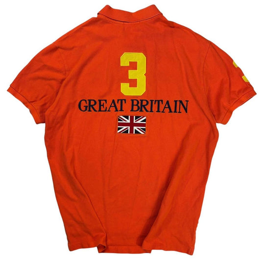 Ralph Lauren big pony chief Keef style Great Britain polo shirt (XL)