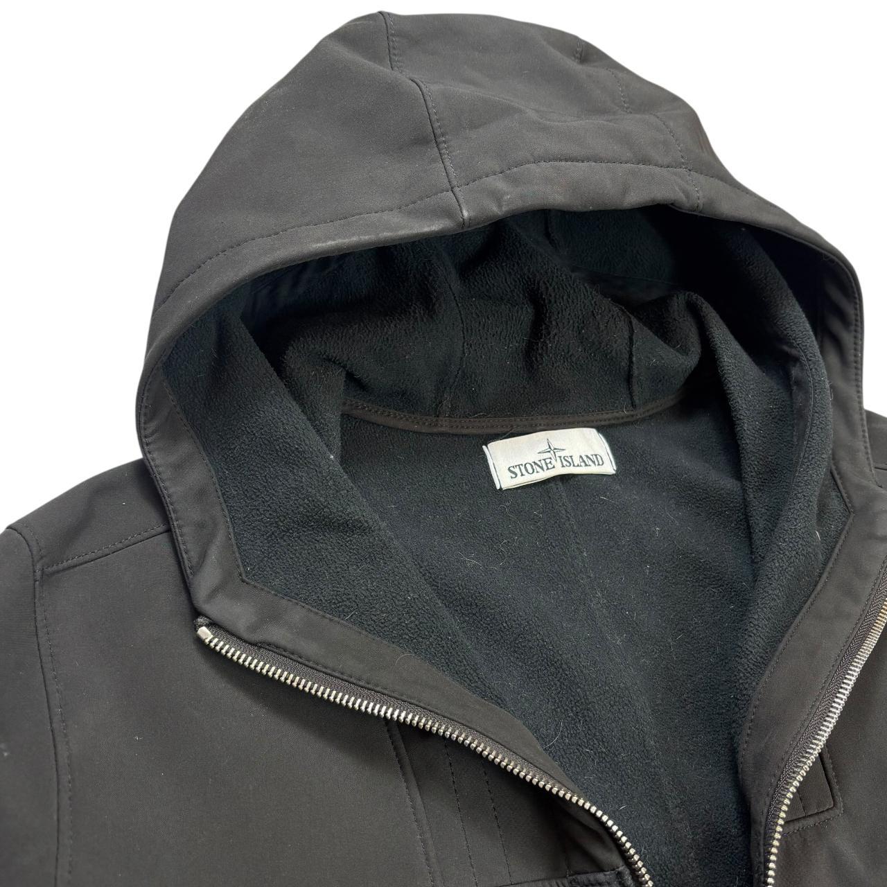 Stone island black soft shell jacket (M)