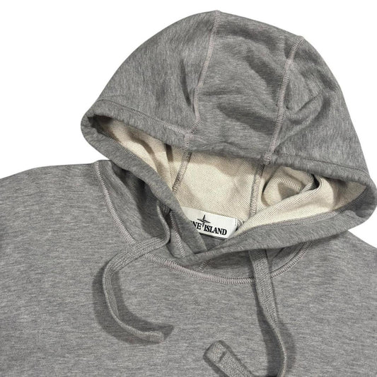 Stone island grey pullover hoodie (S)