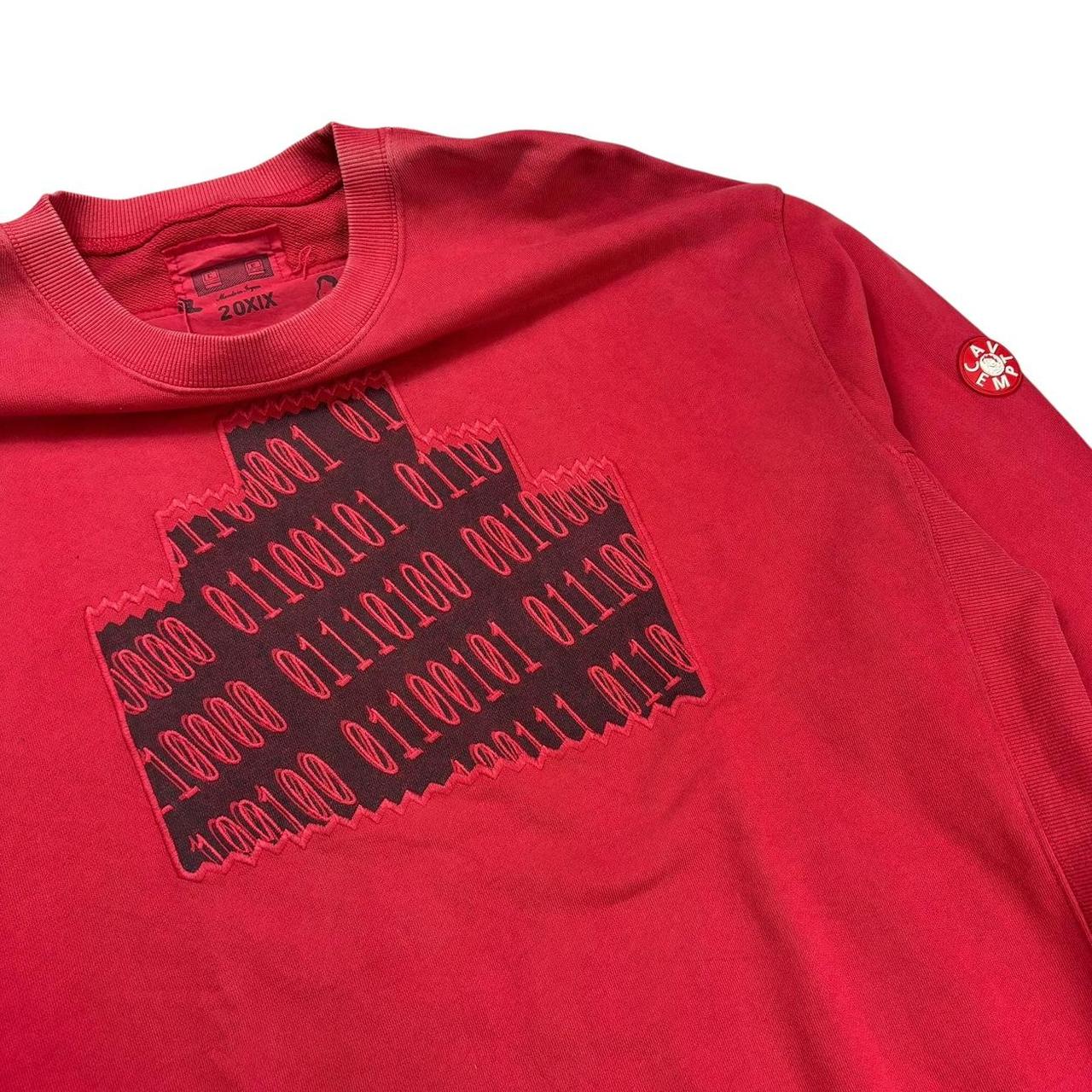 Cav empt embroidered pullover sweatshirt (XL)