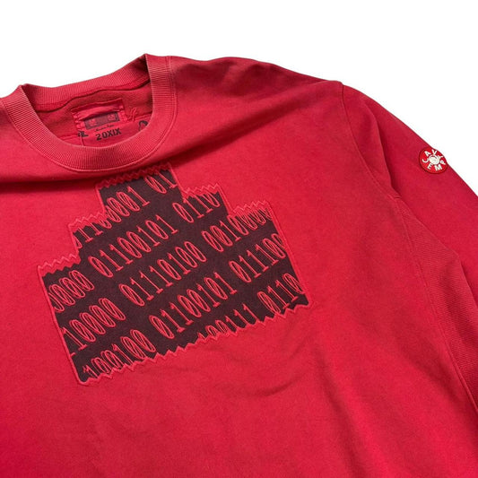 Cav empt embroidered pullover sweatshirt (XL)