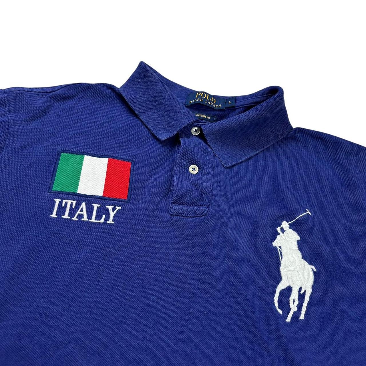 Ralph Lauren big pony chief Keef style Italy polo shirt (L)