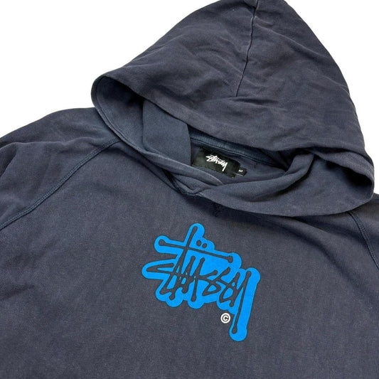 Stussy navy pullover hoodie (M)