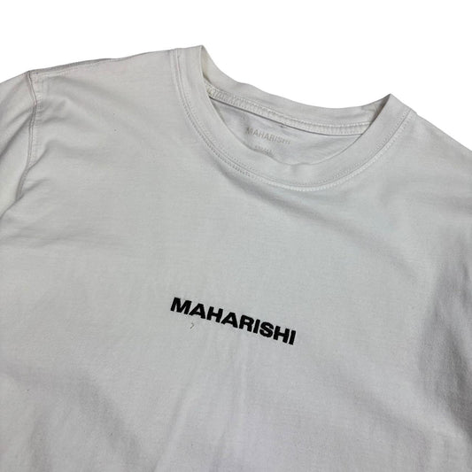 Maharishi embroidered spell out T shirt (S)