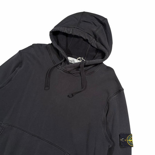Stone island black pullover sweatshirt (L)