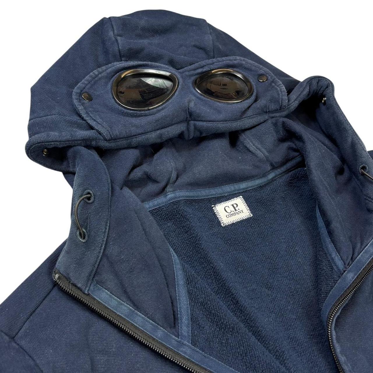 CP company navy zip up goggle hoodie (XXL)