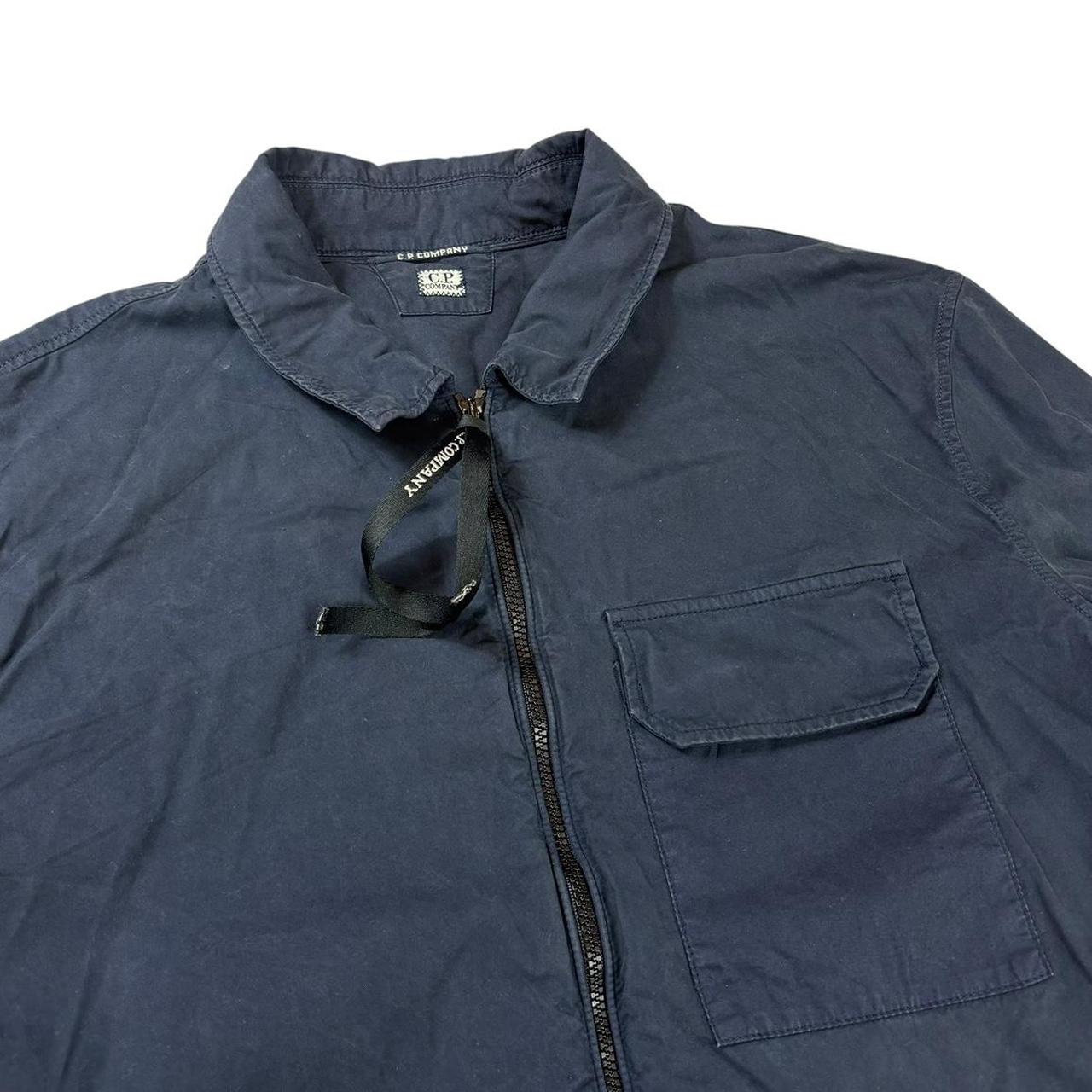 CP company navy single pocket overshirt jacket (M)