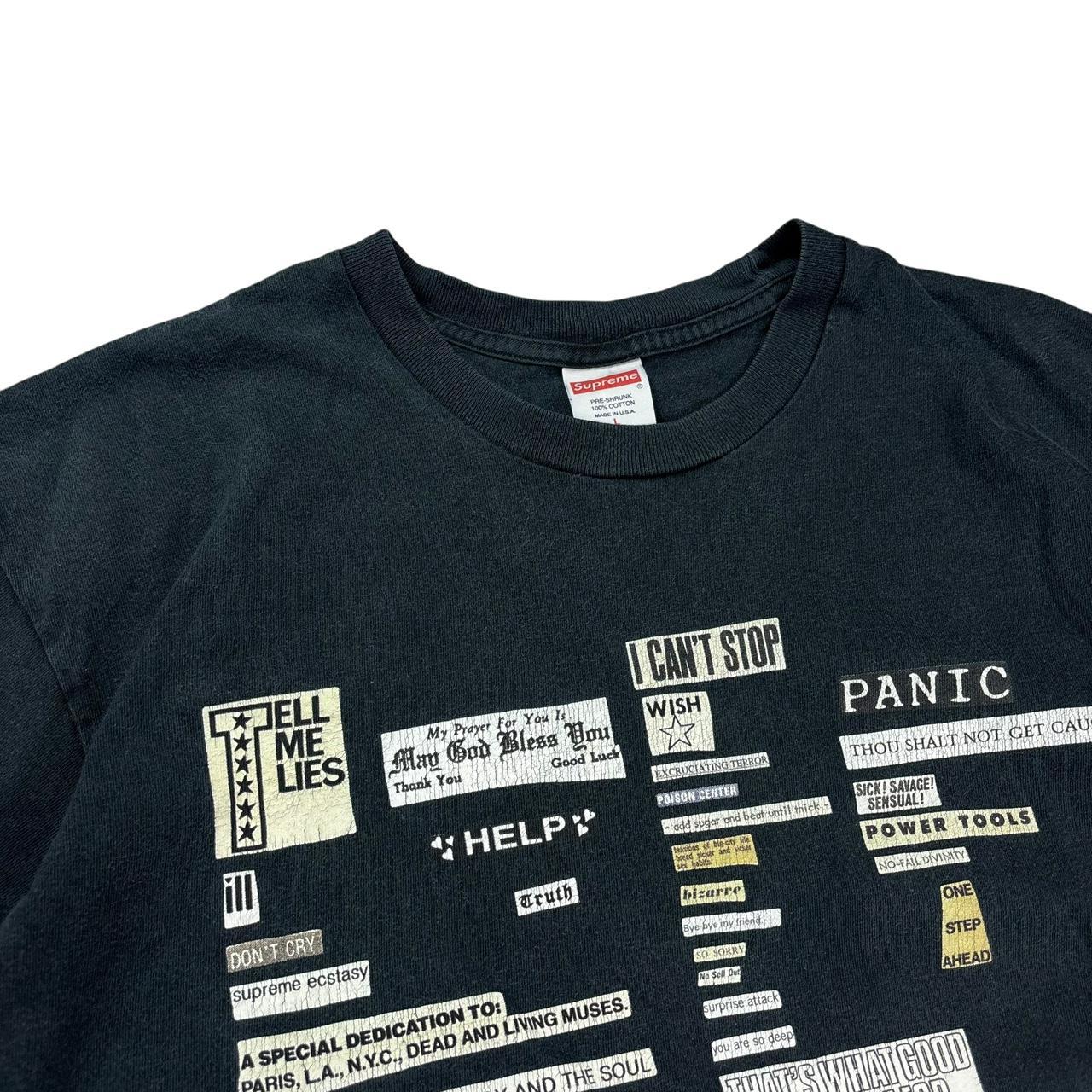 Supreme cutouts T shirt (L)