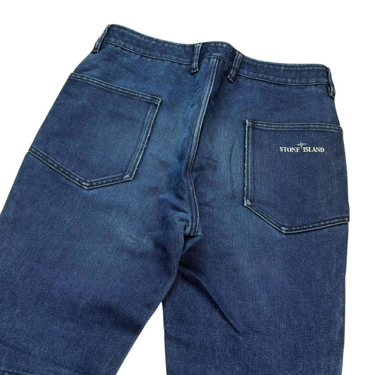 Stone island navy denim jeans (30")