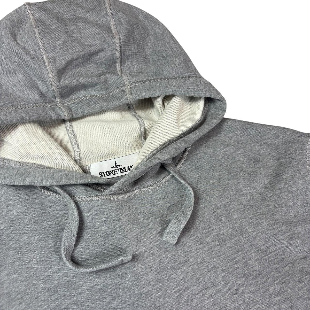 Stone island grey pullover hoodie (XL)