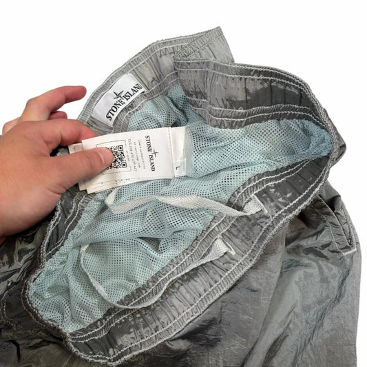 Stone island nylon metal shimmer swim shorts (L)