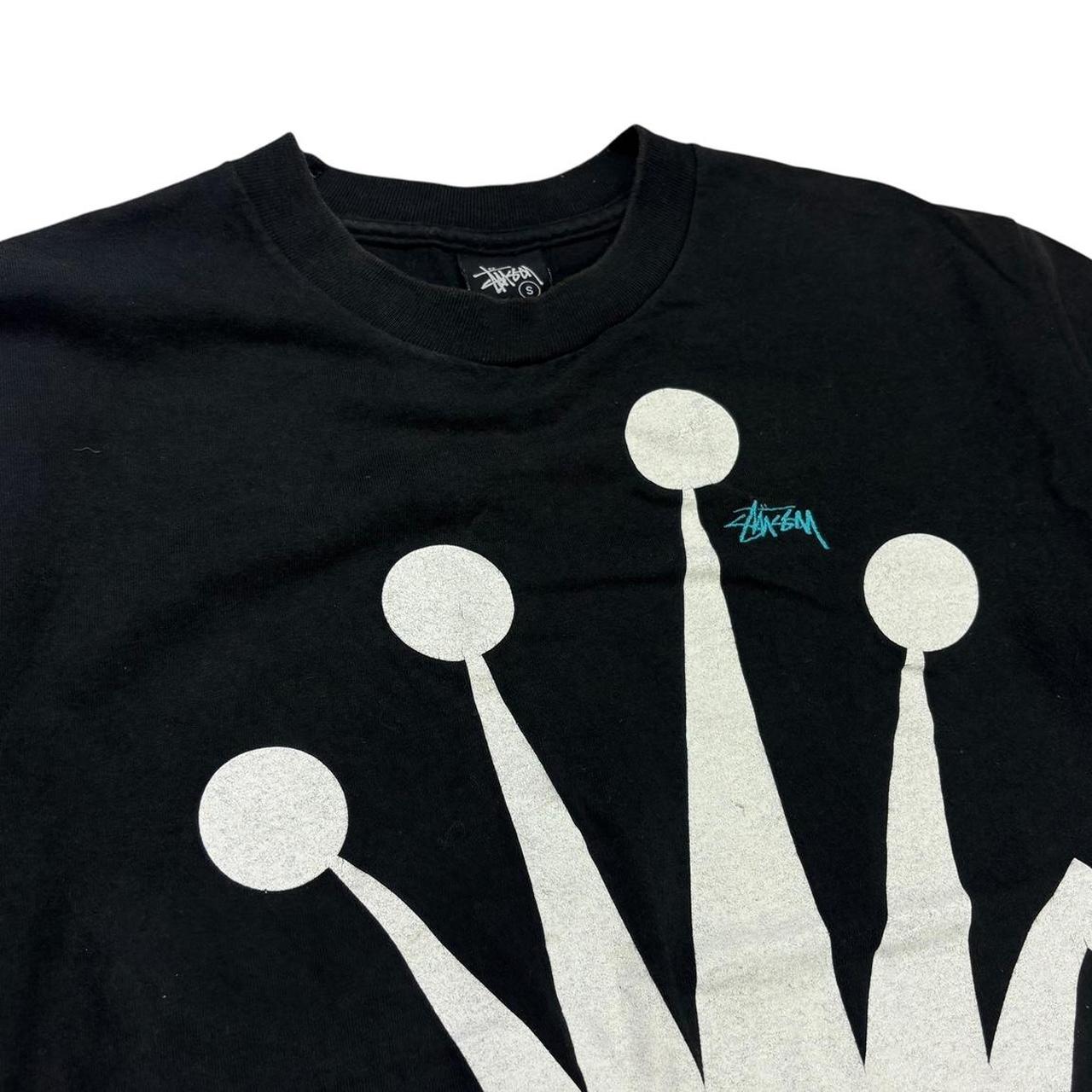 Stussy black graphic T shirt (S)