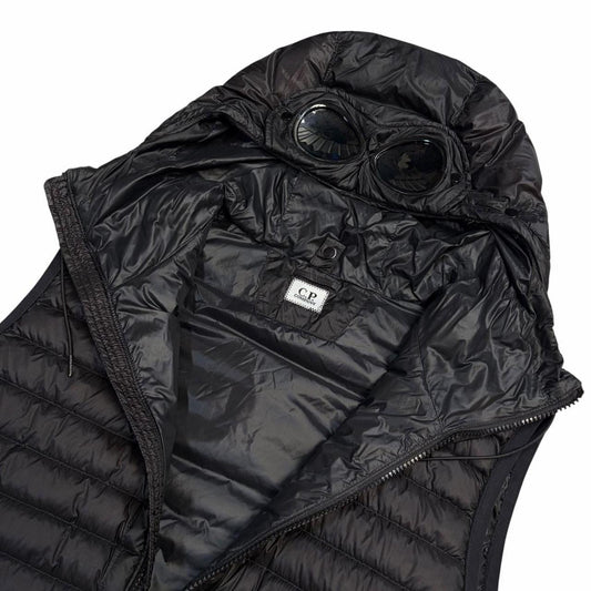 CP Company black DD Shell down goggle gilet (M)
