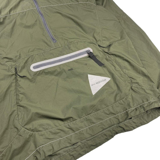 And wander half zip weave pullover jacket (XS/S)