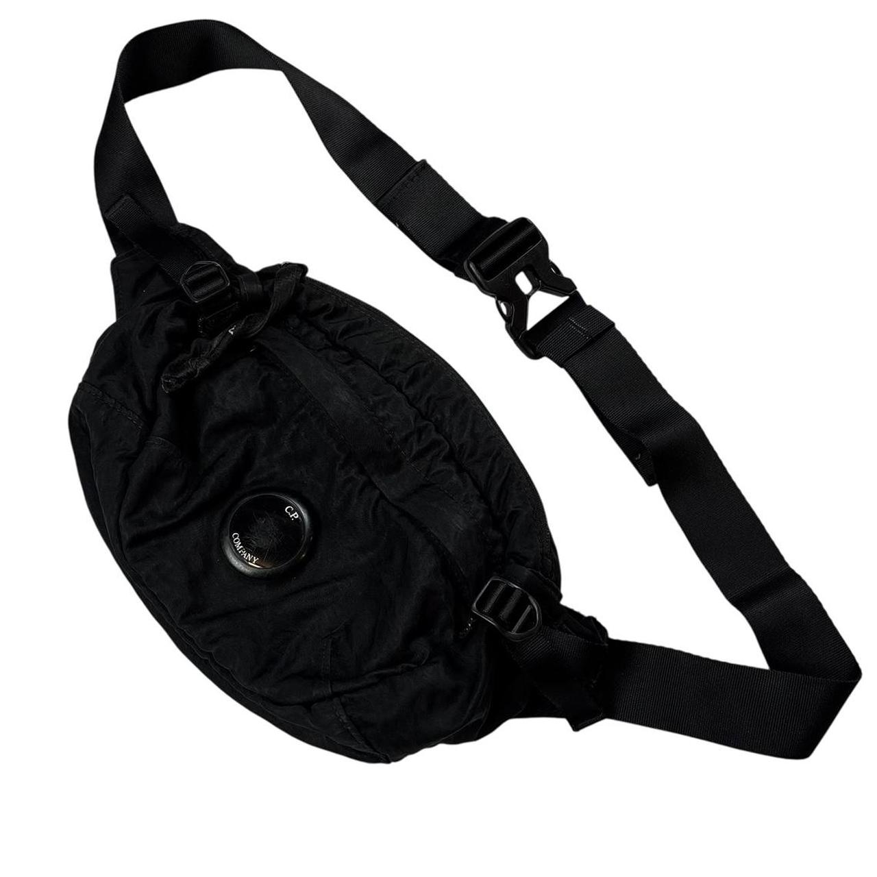 CP company nylon B black crossbody side bag