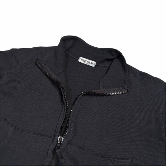 Stone island SS 2006 knit zip up sweatshirt (XL)
