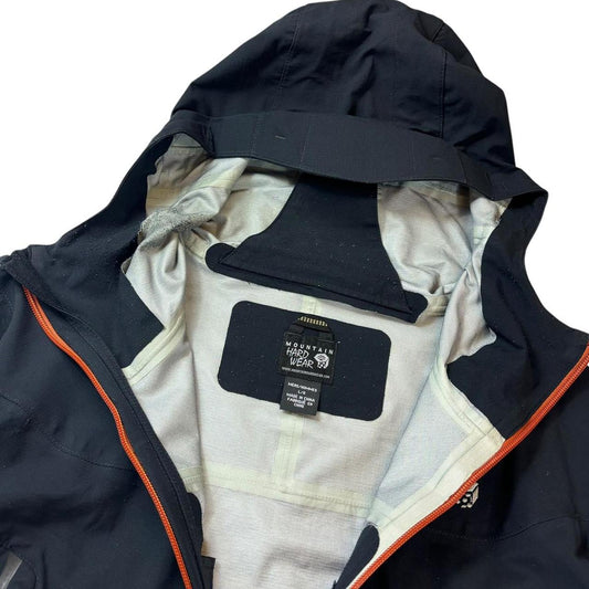 Mountain Hardwear black lightweight windbreaker (L)