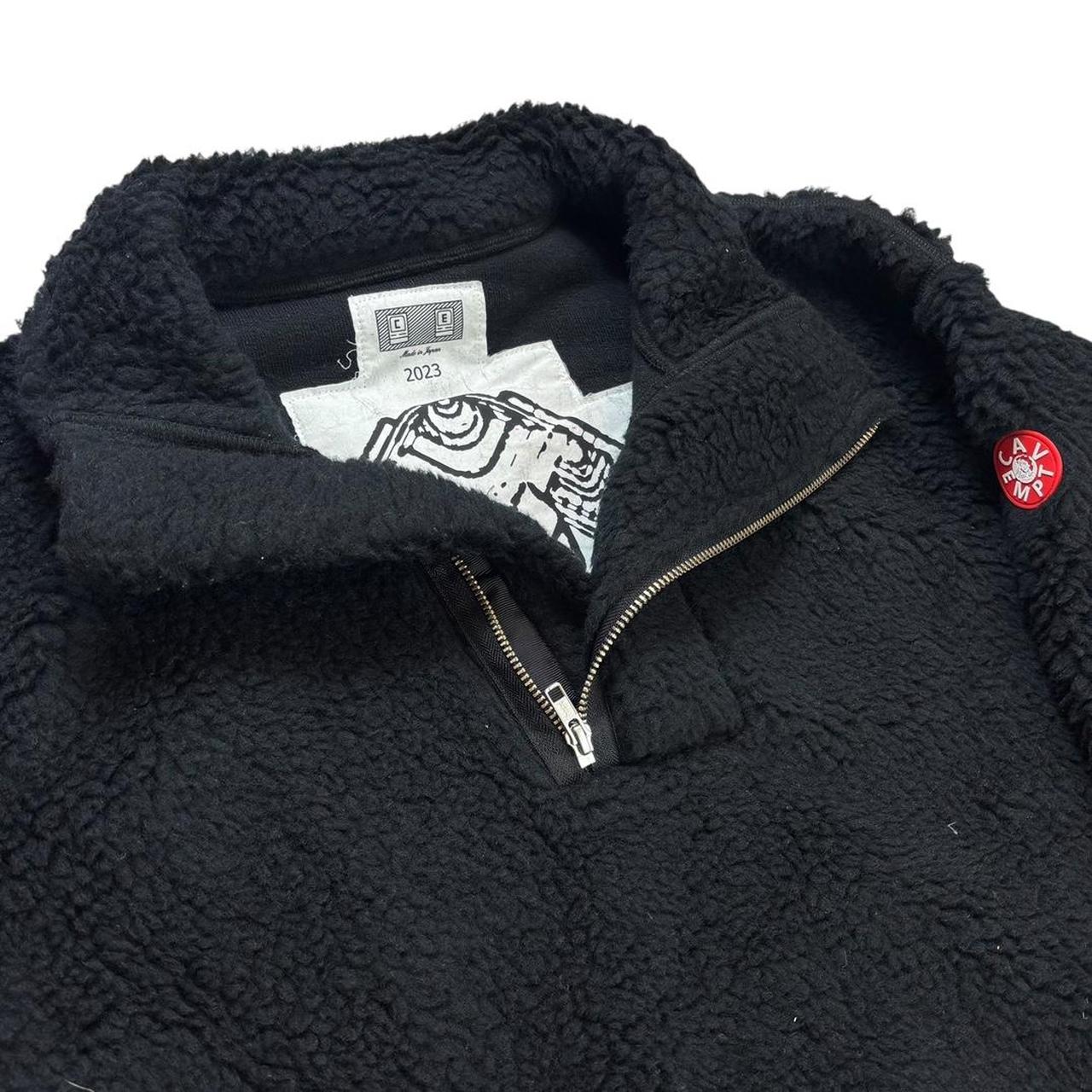 Cav empt half zip fleece pullover sweatshirt (L)