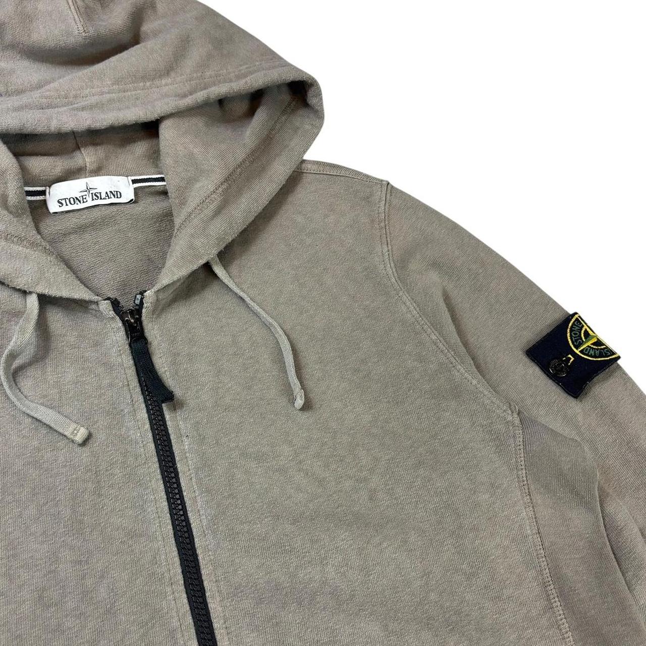 Stone island zip up hoodie (L)