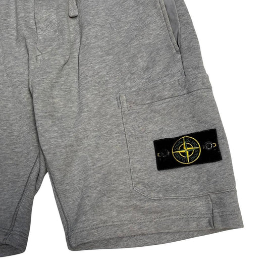 Stone island grey sweat shorts (S)