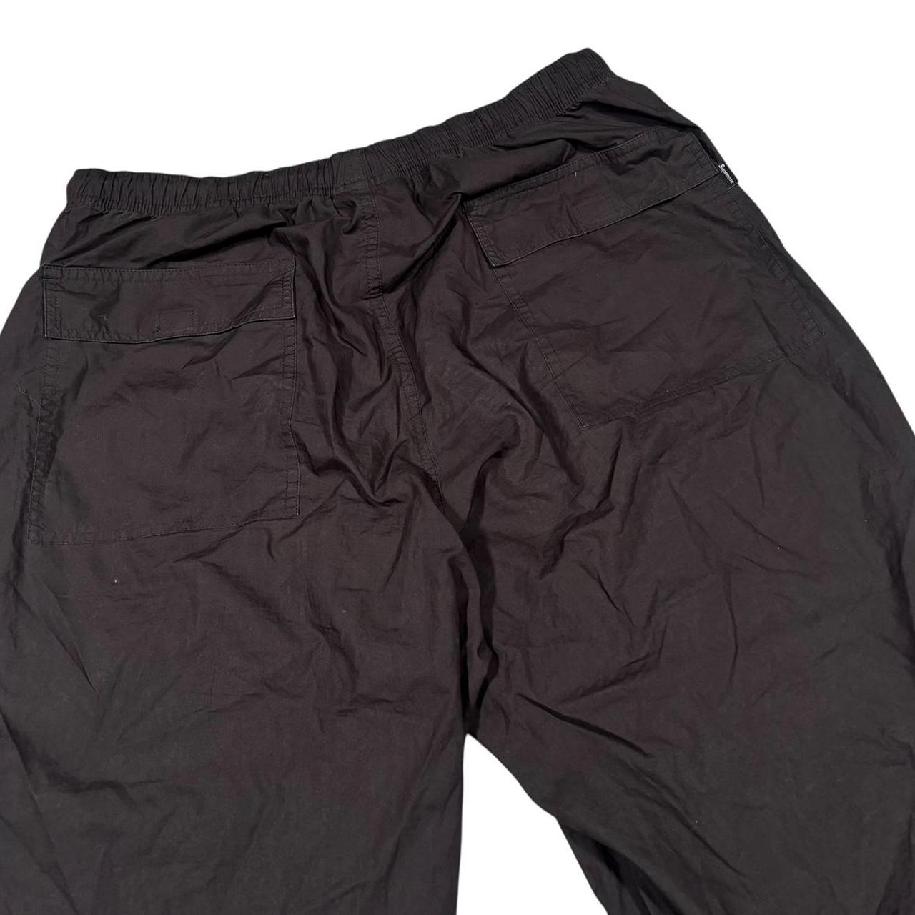 Supreme embroidered spellout baggy fit cargo trousers (S)