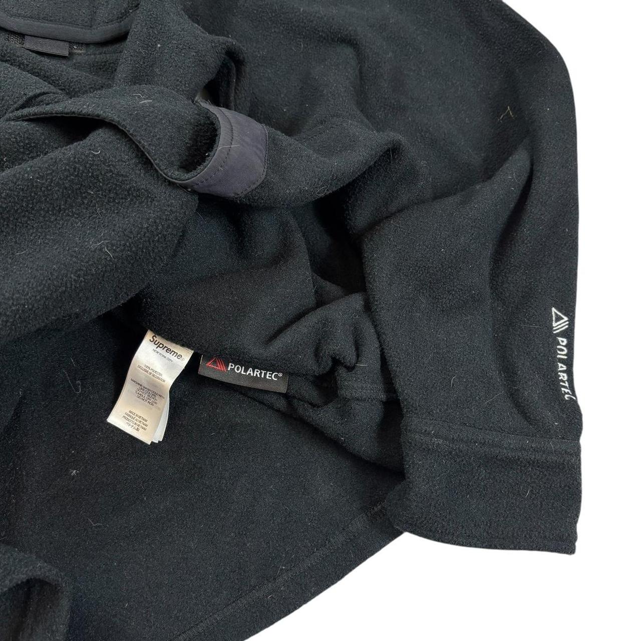 Supreme polartec spellout overshirt jacket (M)